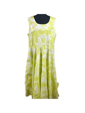 Vicki Wayne Retro Flare Green Midi Sleeveless Dress Size 16